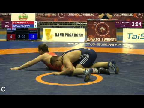 Giorgi CHIKHRADZE (GEO) - Yoan Vasilev KARAMFILKOV (BUL).mp4