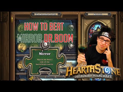 How To Beat MIRROR Boomsday Project Puzzle | FULL SOLUTION GUIDE TO MIRROR DR.BOOM | Hearthstone
