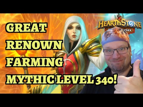 Great Renown Farming Bounty! Balinda in Hearthstone Mercenaries Mythic Boss Rush Level 340 Day 2