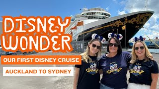 Disney Wonder Day 1 - Boarding the ship, Room Tour + First Impressions!