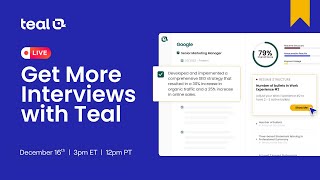 Get More Interviews with Teal