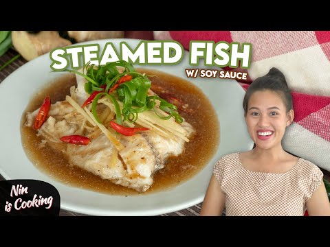 Easy Steamed Fish With Soy Sauce And Ginger (Without Steamer)