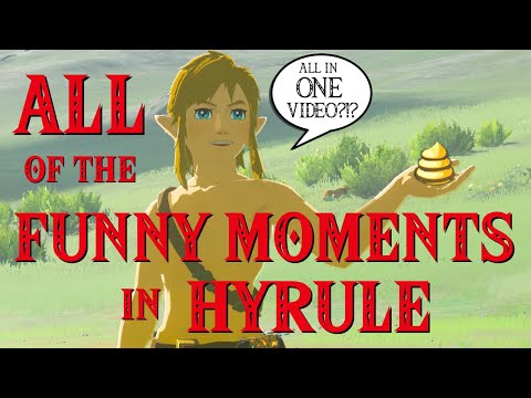ALL Funny Moments in Hyrule | The Legend of Zelda: Breath of the Wild
