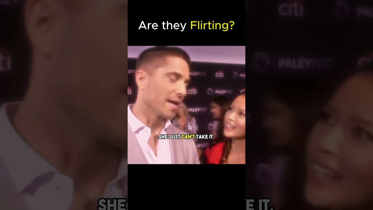 Eric Winter Playfully Teasing Melissa #interview #flirting