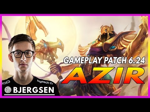372. Bjergsen Azir vs Syndra Mid - January 3rd, 2017 - Patch 6.24 Season 7