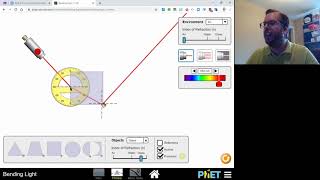 Refraction Lab - From Air to Solids