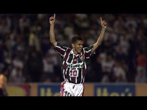 Magno Alves fazendo 5 gols pelo Fluminense 6 x 1 Santa Cruz - Brasileirão 2000