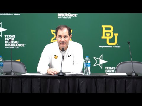 Postgame Presser: Scott Drew & Players Talk 77-55 Loss vs No. 7 Houston | Baylor Basketball