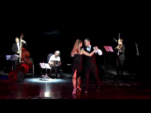  Vera Gogoleva  and  Denis Kozinov  are  dancing  to  "  Romance de Barrio  "  at  Moscow Tango Holidays  in  2017