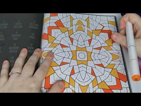 Colour & Chat | Color By Number Patterns ~ Jade Summer - YouTube