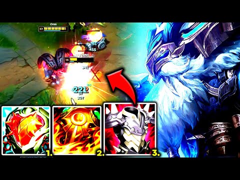 ORNN TOP BUT I HAVE 7000+ HP AND 1V5 EVERYONE (HOW IS THIS FAIR?) - S13 Ornn TOP Gameplay Guide