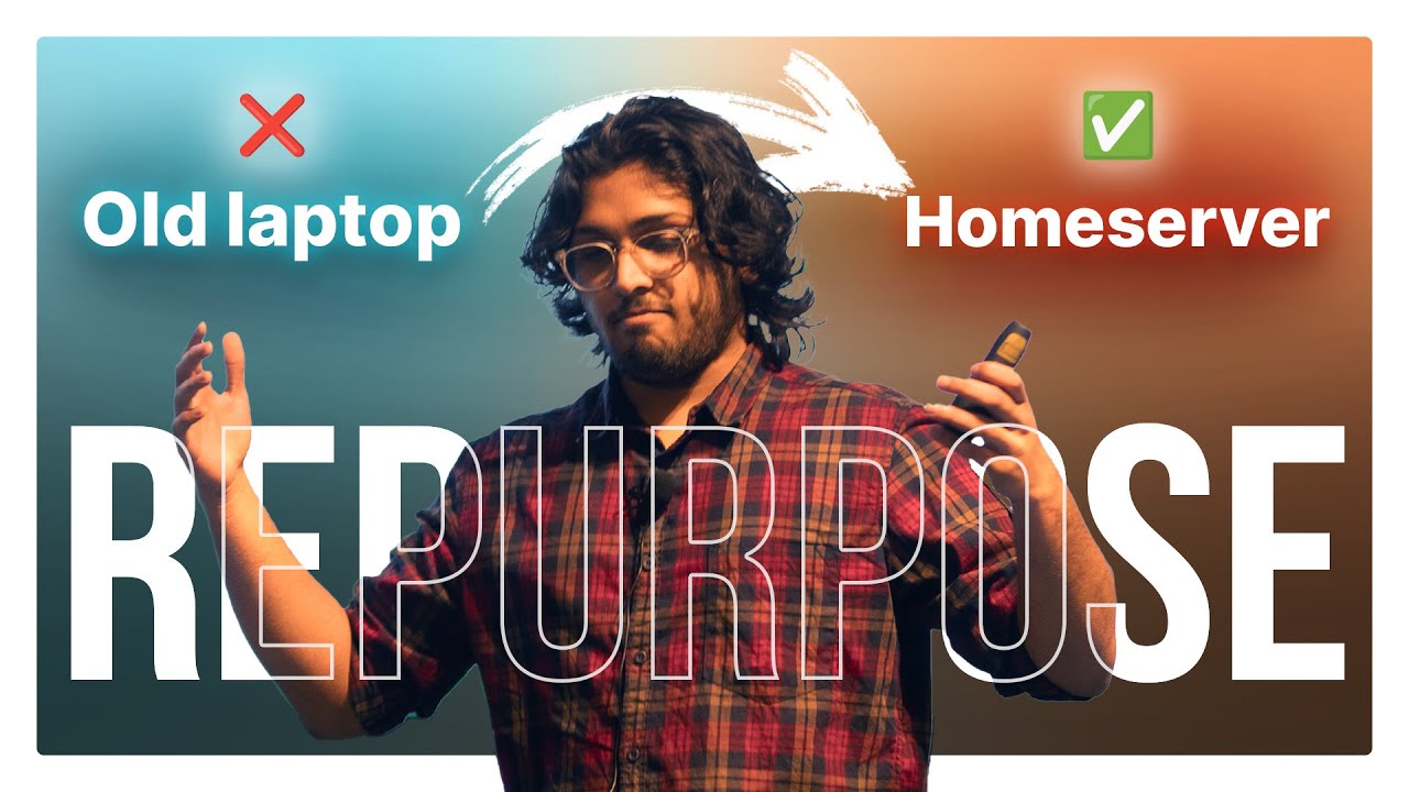 Repurpose your old laptop as a homeserver