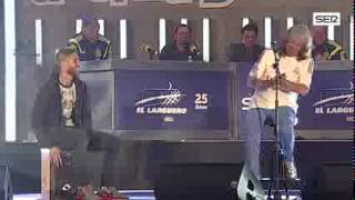 Sergio Ramos y José Merce cantan 'Aire'