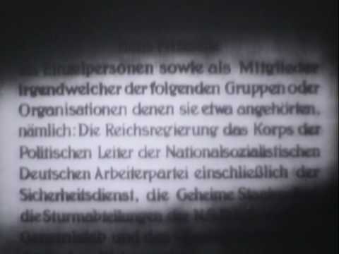 Nuremberg - Reel 1 - U.S. Army Version