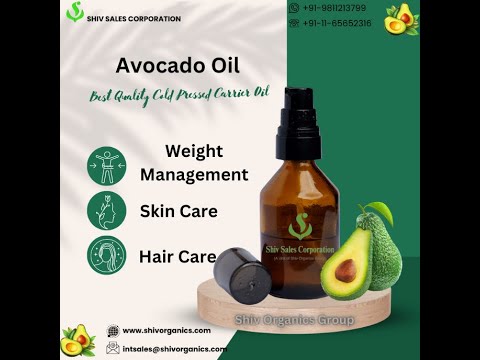 Cold Pressed Avocado Oil