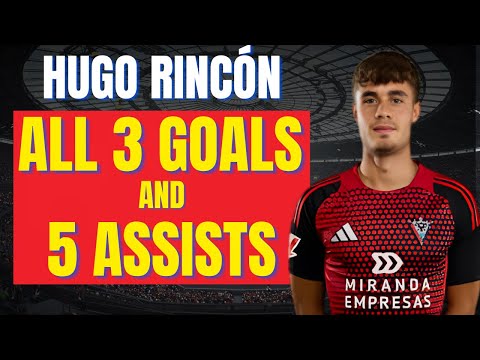 Hugo Rincón - ALL 3 GOALS & 5 ASSISTS FOR CD MIRANDÉS | Skills & Highlights
