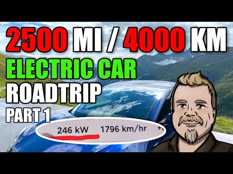 2500 MI / 4000 KM Electric car road trip through Europe 1/4