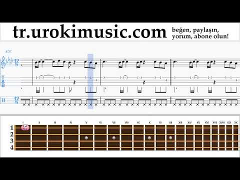Ukulele dersleri Ed Sheeran - Perfect Notalar Eğitim um-i723