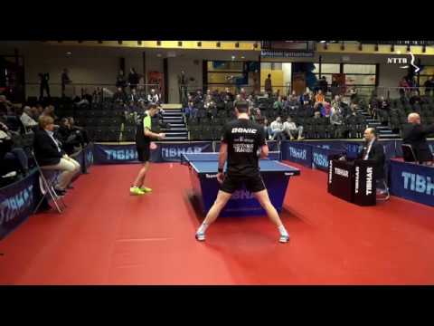 NK 2018 Heren enkelspel: Martijn de Vries - Nathan van der Lee