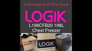 LOGIK L198CFB20, 198l Chest Freezer, Unboxing And First Look