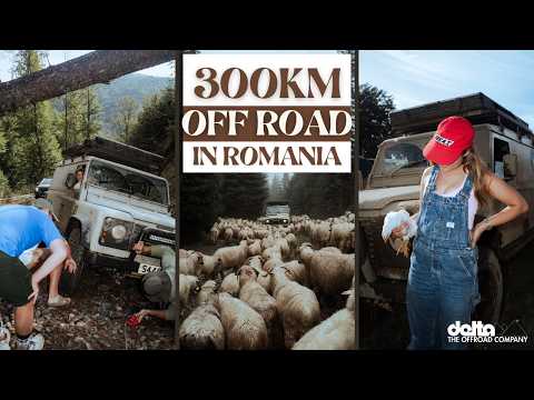 Getting lost in Romania [300KM Off-road in an old Defender]