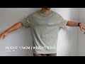 Essentials Fear Of God Sea Foam T-Shirt - Up Close and Sizing Fitting Guide