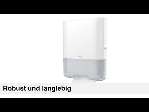 Artikelvideo 1 für TORK Papierhandtuchspender Elevation H3 Classic 553000 weiß Kunststoff, Artikelnummer 259986