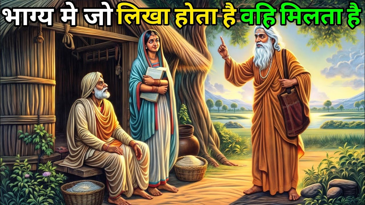 भाग्य मे जो लिखा होता है वहि मिलता है |Buddhist Story On karma or fate bigger