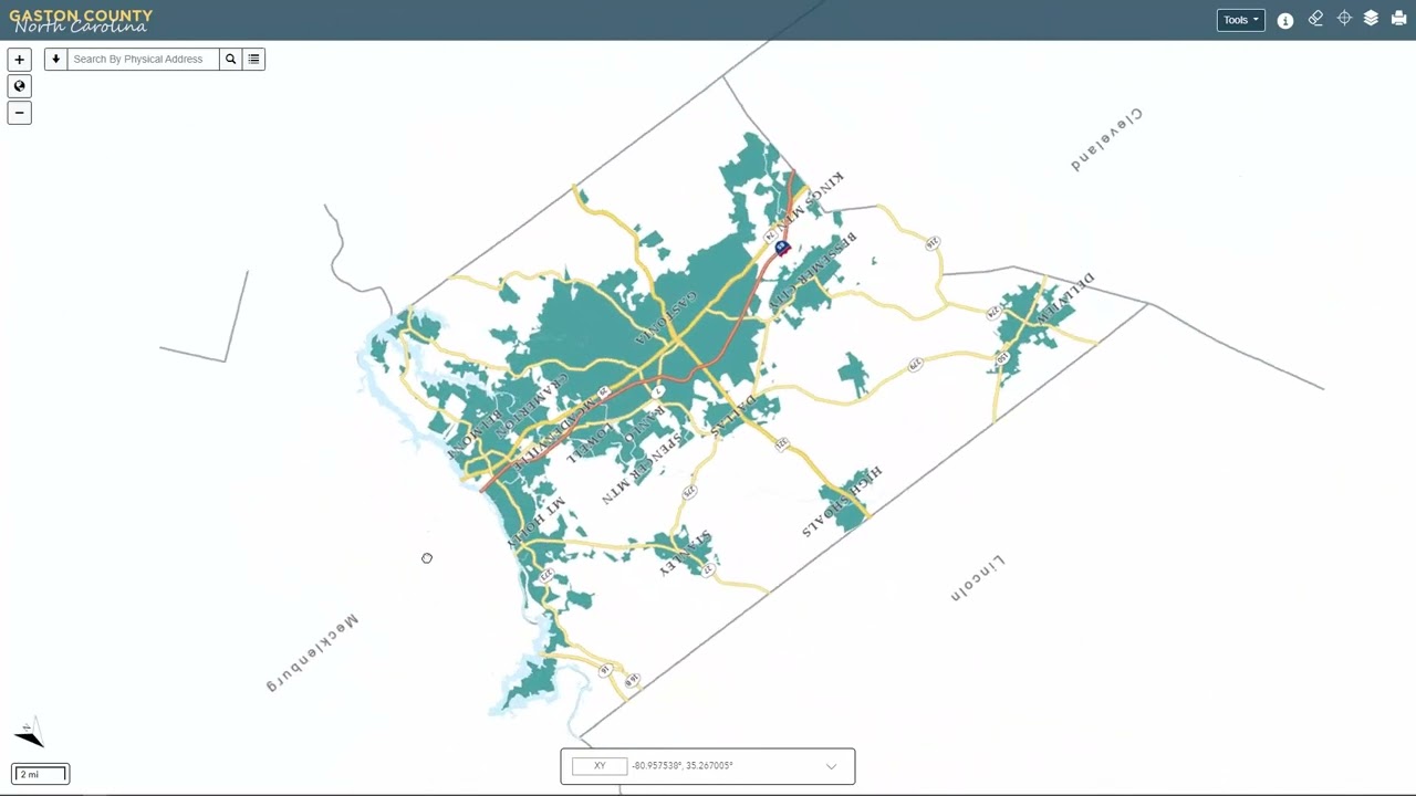 GIS Mapping Application - Navigation