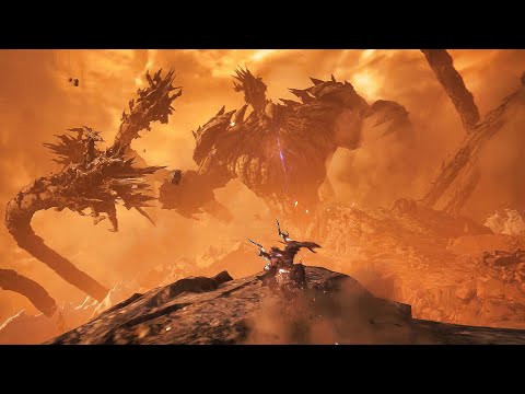 Ifrit vs. Titan Fight Scene (Final Fantasy XVI) 4K ULTRA HD Eikons Cinematic