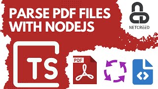 How to parse PDF files with Node.JS and TypeScript