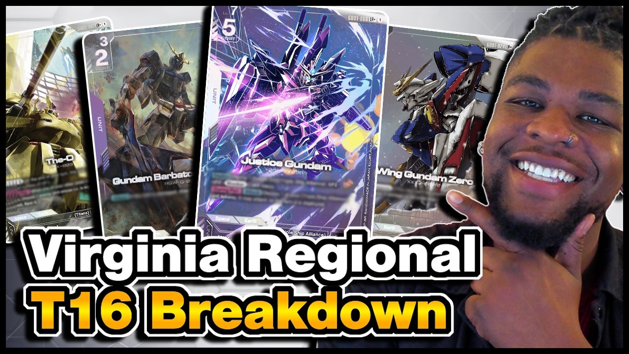 HUGE EVENT! The Final Meta For GD03? Virginia Regional Top 16 Decklist Breakdown! Gundam Card Game!