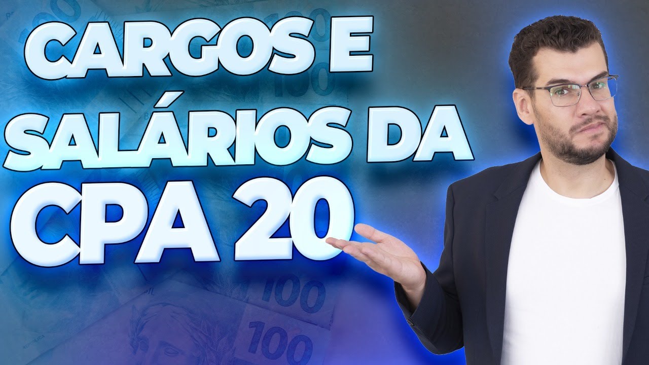 Quais são os cargos e os salários para quem tem CPA 20?