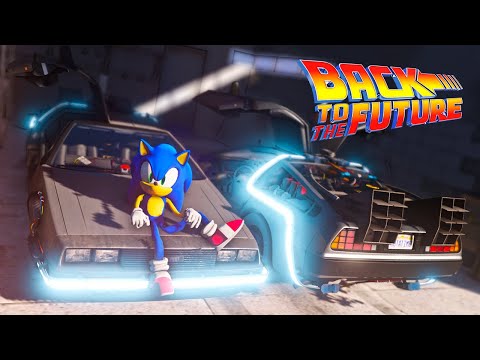 Sonic Goes Back To The Future! Fun Time Travel Mod! (GTA 5 Mods)