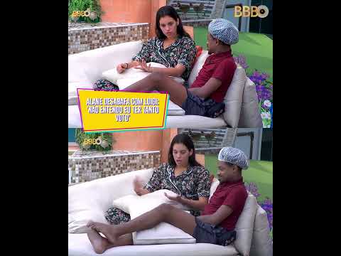 lane e Luigi conversaram sobre jogo na área externa e a sister falou sobre o Vacilômetro!