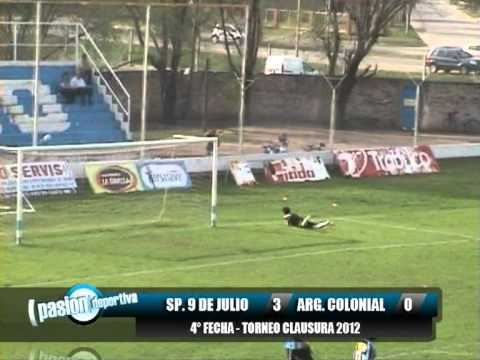 Sp. 9 de Julio 3 Argentino Colonial 0, 4ª Fecha Clausura