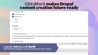 DrupalCon Portland 2022 - CKEditor 5 update