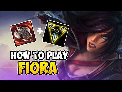 How to Play FIORA TOP for Beginners | FIORA Guide Season 10 | League of Legends