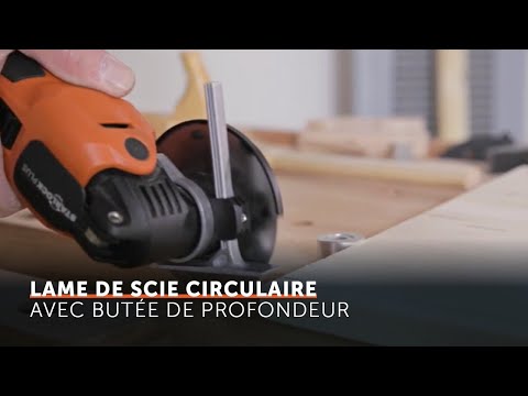 Lame de scie circulaire avec butée de profondeur