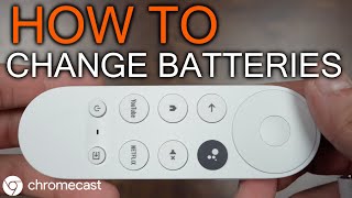 How to Replace Batteries in Google Chromecast Remote