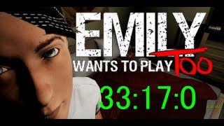 Emily Wants to Play Too Speedrun (Deathless) in  00:33:17:0