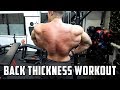 Back Thickness WORKOUT - New Exercises!