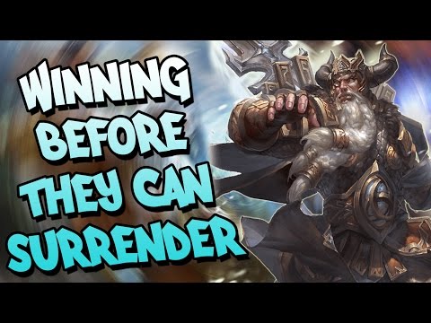 Smite: Odin Damage Build - Winning A Siege Game Before They Can Surrender