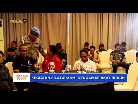 KAPOLRESTABES MAKASSAR SILATURAHMI DENGAN SERIKAT BURUH
