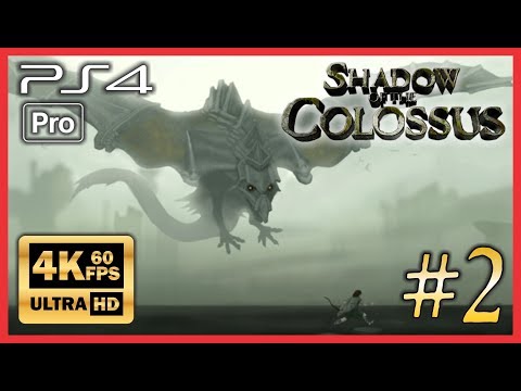 SHADOW OF THE COLOSSUS REMAKE PS4 PRO 4th & 5th Colossus UHD 4K 60fps Walkthrough Gameplay Part 2