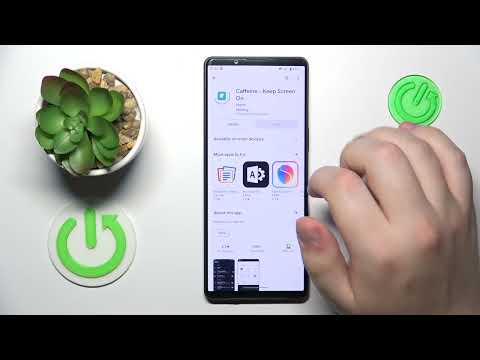 How To Set Screen Timeout to Never On Sony Xperia 1 V | Caffeine App