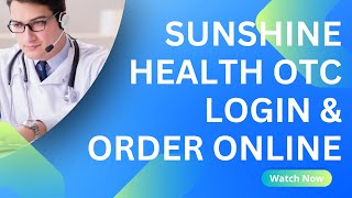 Sunshine Health OTC Login | Order Online