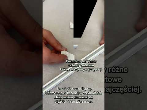 Szyna sufitowa aluminiowa, montaż szyny. #youtube #szynasufitowa #montaze #dekoracje #poradnik