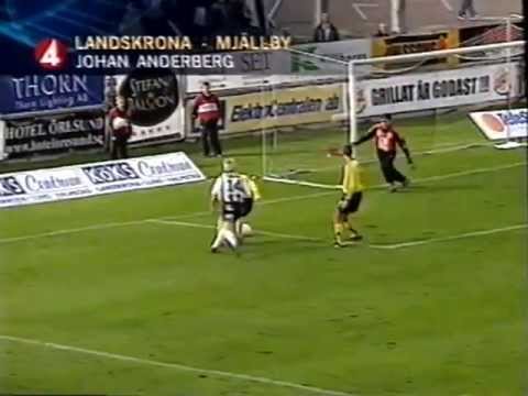 Landskrona - Mjällby 1-0 (Superettan 2001)