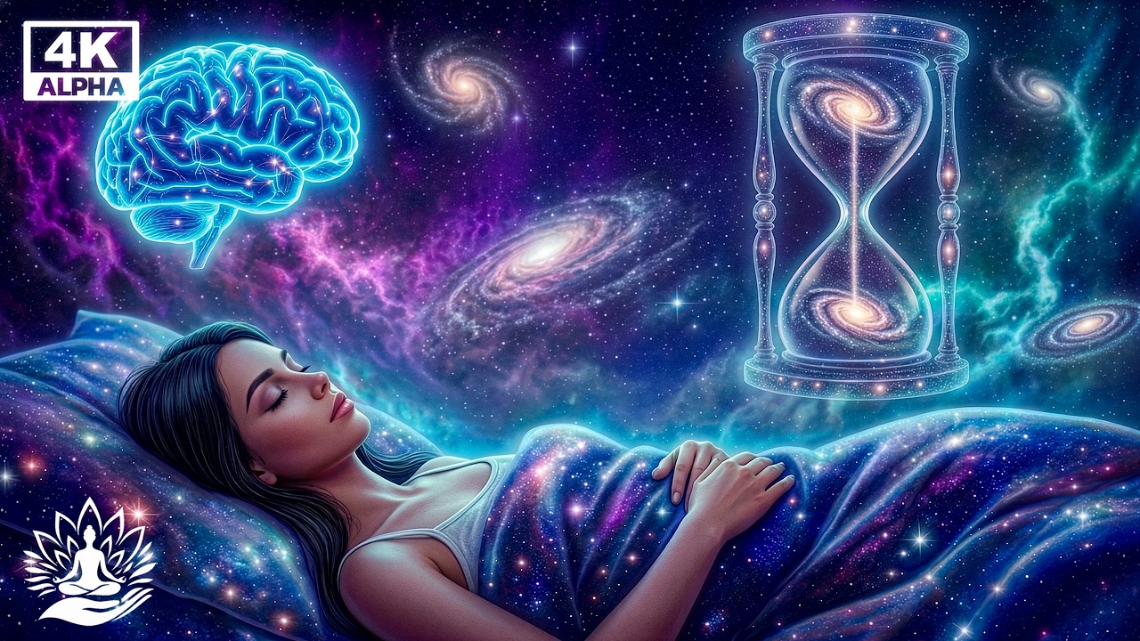 Brain Massage While You Sleep, Melatonin Release, Stop Overthinking, Worry & Stress | 528hz